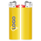 BIC®-Reibradfeuerzeug Slim, 2-farbig einseitig bedruckt