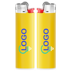 BIC®-Reibradfeuerzeug Slim, 3-farbig beidseitig bedruckt