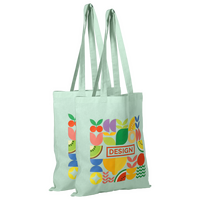 Bio-Baumwolltasche farbig, Langhenkel - 4/4-farbig, beidseitig bedruckt