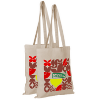 Bio-Baumwolltasche Langhenkel, 4-farbig, beidseitig bedruckt