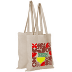 Bio-Baumwolltasche Langhenkel, 4-farbig, einseitig bedruckt