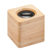 Bluetooth-Lautsprecher aus Bambus eckig