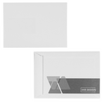 Briefumschlag DIN C5 (Lasche an der schmalen Seite) haftklebend ohne Fenster einseitig 0/1 bedruckt (Rückseite)