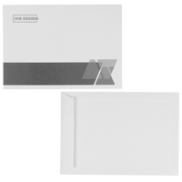 Briefumschlag DIN C5 (Lasche an der schmalen Seite) haftklebend ohne Fenster einseitig 1/0 bedruckt