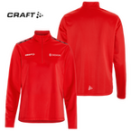 Craft-Damen-Halfzip-Trainingsshirt - Squad Go Hz, mit einer Druckposition