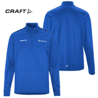 Craft-Herren-Halfzip-Trainingsshirt - Squad Go Hz, mit einer Druckposition