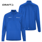 Craft-Herren-Halfzip-Trainingsshirt - Squad Go Hz, mit einer Druckposition