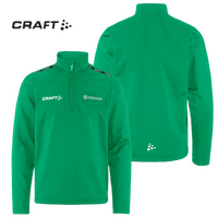 Craft-Kinder-Halfzip-Trainingsshirt - Squad Go Hz, mit einer Druckposition