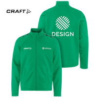 Craft-Kinder-Trainingsjacke - Squad Go Fz Jacket, mit zwei Druckpositionen