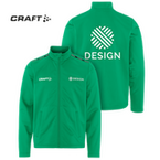 Craft-Kinder-Trainingsjacke - Squad Go Fz Jacket, mit zwei Druckpositionen