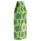 Dachverpackung mit Steckboden mit Längsnaht (4,8 x 2,5 x 8 cm plus Dach) einseitig bedruckt 4/0-farbig