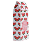 Dachverpackung mit Steckboden mit Längsnaht (7 x 4 x 13 cm plus Dach) einseitig bedruckt 4/0-farbig