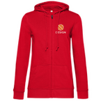 Damen-Sweatjacke, Organic - B&C Collection, mit einer Druck- oder Stickposition