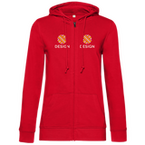 Damen-Sweatjacke, Organic - B&C Collection, mit zwei Druck- oder Stickpositionen