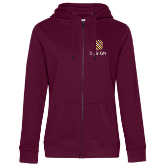 Damen-Sweatjacke, Premium - B&C Collection, mit einer Druck- oder Stickposition