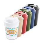 Doppelwandiger To-go-Becher bedruckt