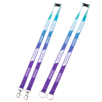 Duo Lanyards mit Sicherheitsverschluss, 15 mm Schlüsselbandbreite