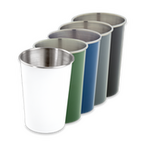 Edelstahlbecher in verschiedenen Farben unbedruckt