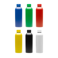 Edelstahlflasche einwandig 800 ml, verschiedene Farben