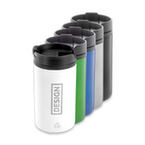 Edelstahl-Thermobecher mit Innenseite aus Kunststoff bedruckt