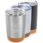 Edelstahl-Thermobecher mit Korkboden graviert
