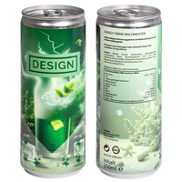 Energydrink, farbig bedruckt, Motiv