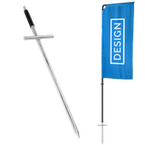 stabiler Erdspieß, 80 cm Länge