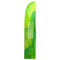Ersatzdruck für Beachflag Basic Straight L bedruckt