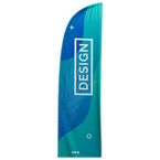 Ersatzdruck für Beachflag Basic Straight M bedruckt