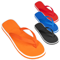 Flip-Flops mit Textiloberfläche, ohne Werbeanbringung