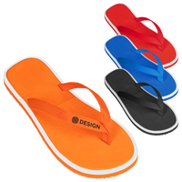 Flip-Flops mit Textiloberfläche