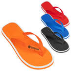 Flip-Flops mit Textiloberfläche