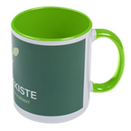 Tasse bedruckt seitliche Ansicht