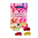 Fruchtgummi-Tütchen 10g (Form: Autos), 4/0 farbig einseitig bedruckt