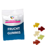 Fruchtgummi-Tütchen 10g (Form: Flugzeuge), 4/0 farbig einseitig bedruckt
