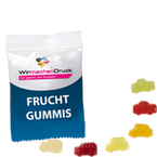 Fruchtgummi, farbig bedruckt, Motiv