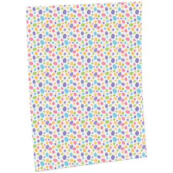 Geschenkpapier DIN A0 (841 x 1189 mm) mit buntem Ostereier-Motiv