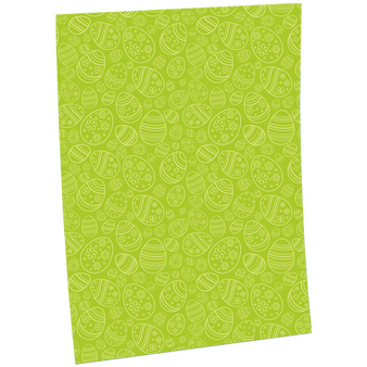 Geschenkpapier DIN A0 (841 x 1189 mm) mit gr&uuml;nem Ostereier-Motiv
