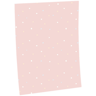 Geschenkpapier DIN A1 (594 x 841 mm) mit Pastell-Punkte-Motiv
