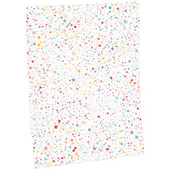Geschenkpapier DIN A2 (420 x 594 mm) mit Konfetti-Motiv