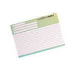 Gesprächsnotizzettel, DIN A5 quer (21,0 x 14,8 cm), 1-seitig, 4/0-farbig