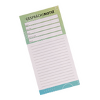 Gesprächsnotizzettel, DIN lang (9,9 x 21,0 cm), 1-seitig, 4/0-farbig