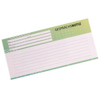 Gesprächsnotizzettel, DIN lang quer (21,0 x 10,5 cm), 1-seitig, 4/0-farbig