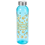 Glasflasche mit Edelstahlverschluss bedruckt