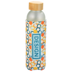 Glasflasche mit individueller Filzhülle