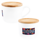 Tasse bedruckt von vorn und seitlich