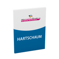 Hartschaumplatte 30 x 40cm, 4/0-farbig bedruckt