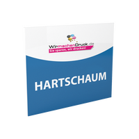 Hartschaumplatte 50 x 50cm, 4/4-farbig bedruckt