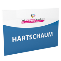 Hartschaumplatte DIN A2 quer (59,4 x 42,0cm), 4/0-farbig bedruckt