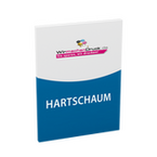 Hartschaumplatte DIN A4 hoch (21,0 x 29,7cm), 4/4-farbig bedruckt